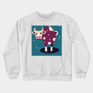 Cute Cow Crewneck Sweatshirt